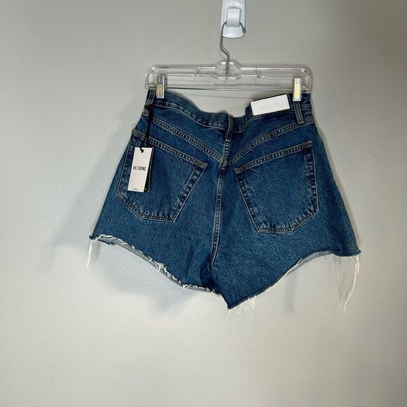 RE/DONE 90s High Waist Low Slung Cutoff Denim Shorts NWT - Picture 7 of 8